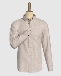 Soft Washed Linen Shirt - Light Ecru