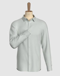 Giza Cotton Bengal Striped Shirt - Green