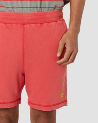 Distressed Closed Hem French Terry Shorts