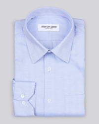 Blue Herringbone