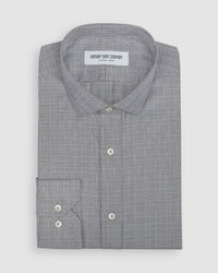 Black Glen Plaid Checks Shirt