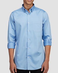 Lagoon stretch satin shirt - new crop