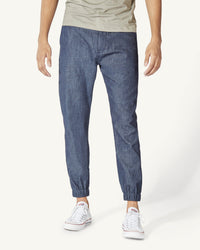 Hatched Indigo || Easy Pants