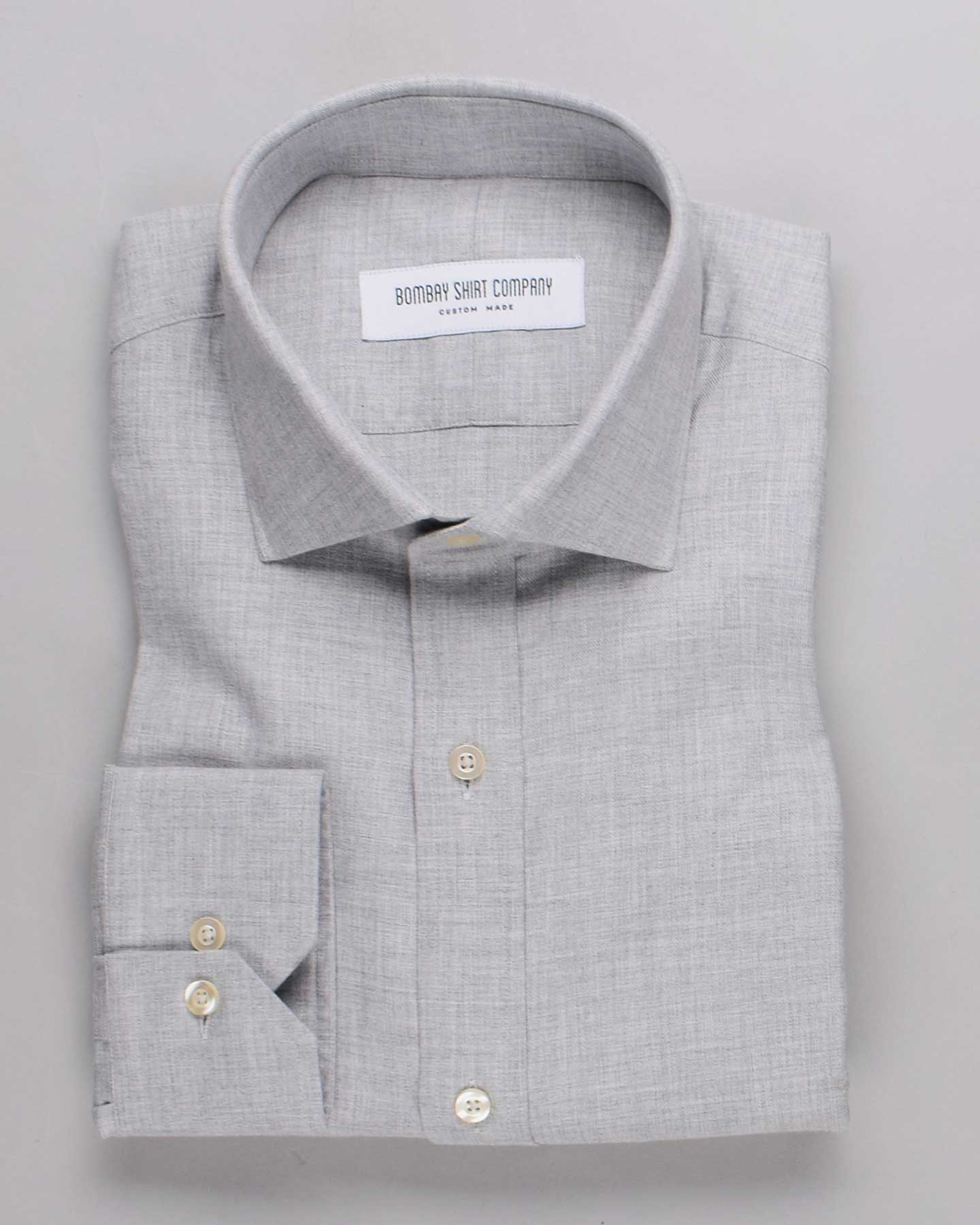 Elephant Grey Brushed Twill