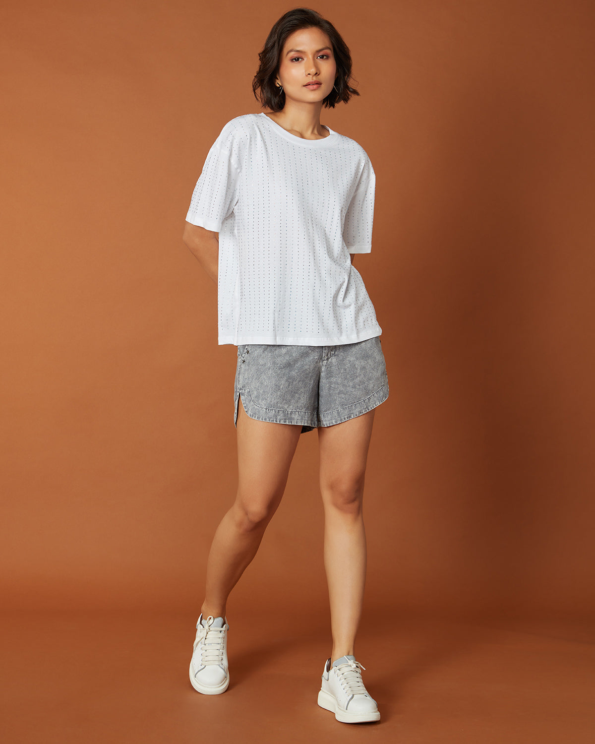 Pause Prism Party Rhinestone T-Shirt 