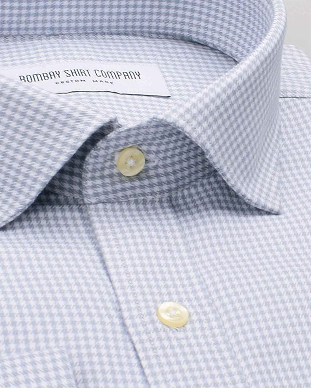Grey Houndstooth Shirt
