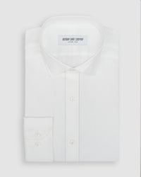 Wrinkle Resistant White Oxford