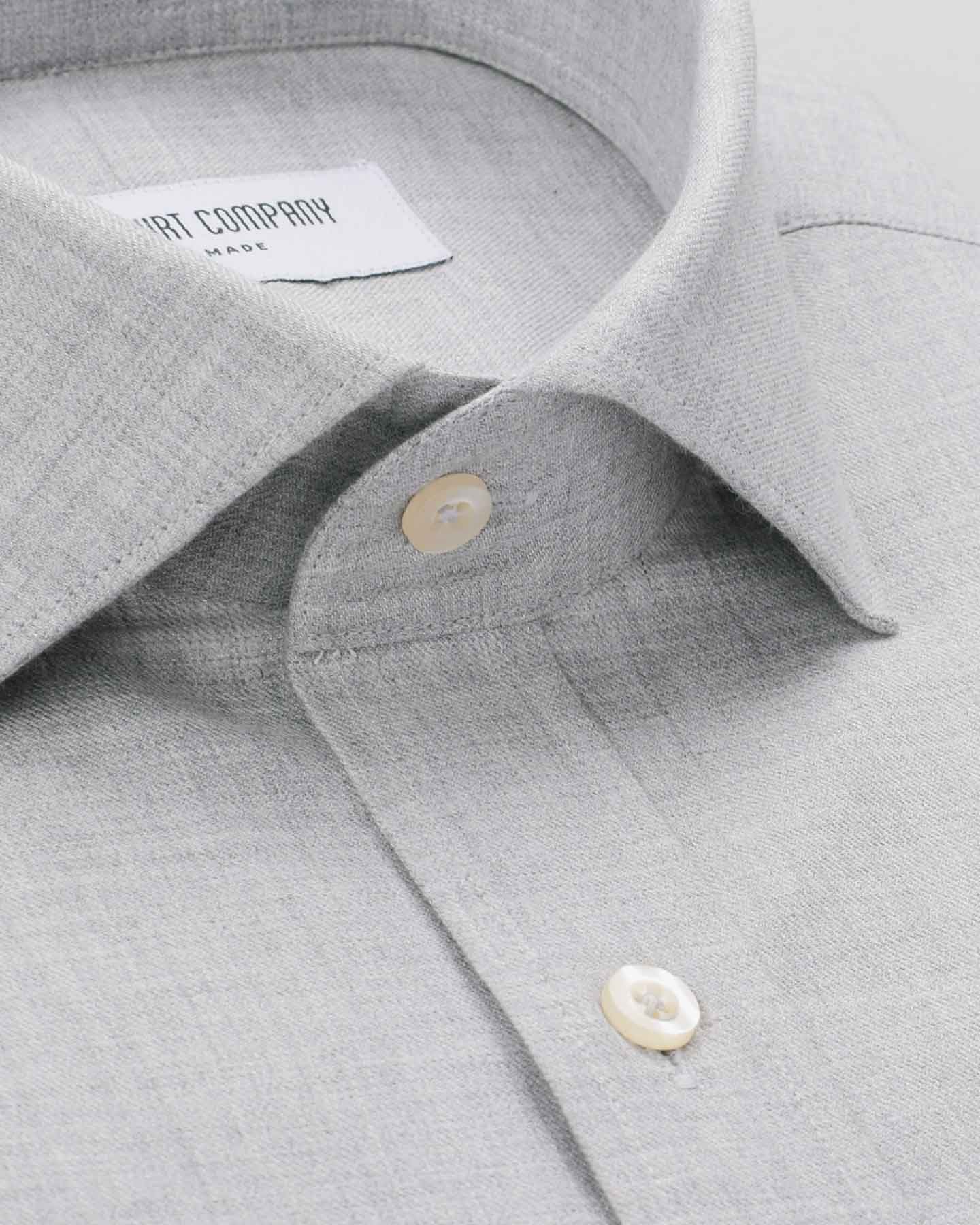 Elephant Grey Brushed Twill