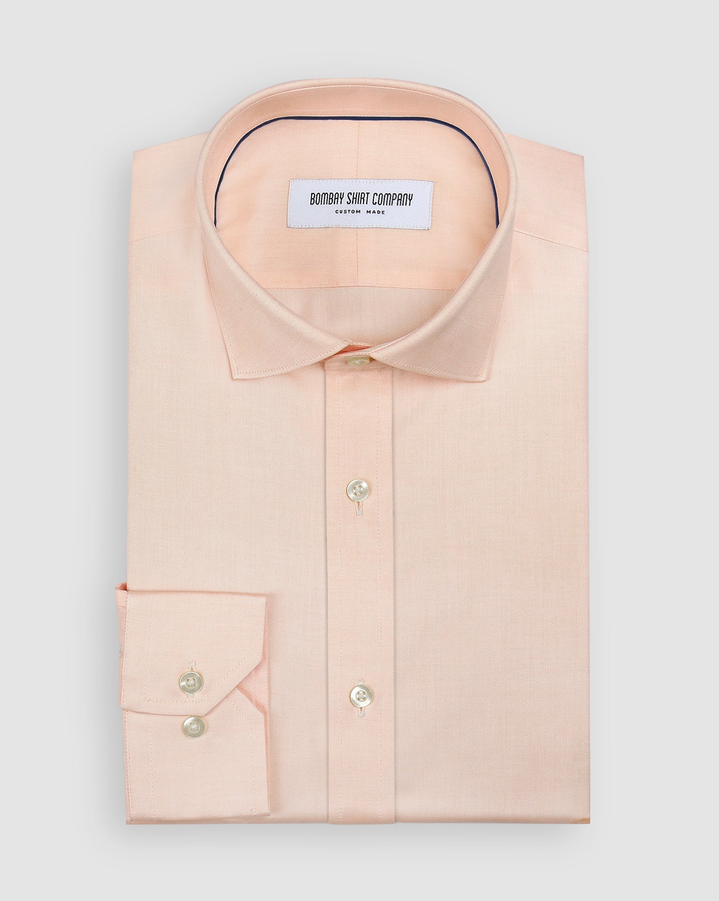 Wrinkle Resistant Peach Oxford Shirt