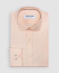 Wrinkle Resistant Peach Oxford Shirt