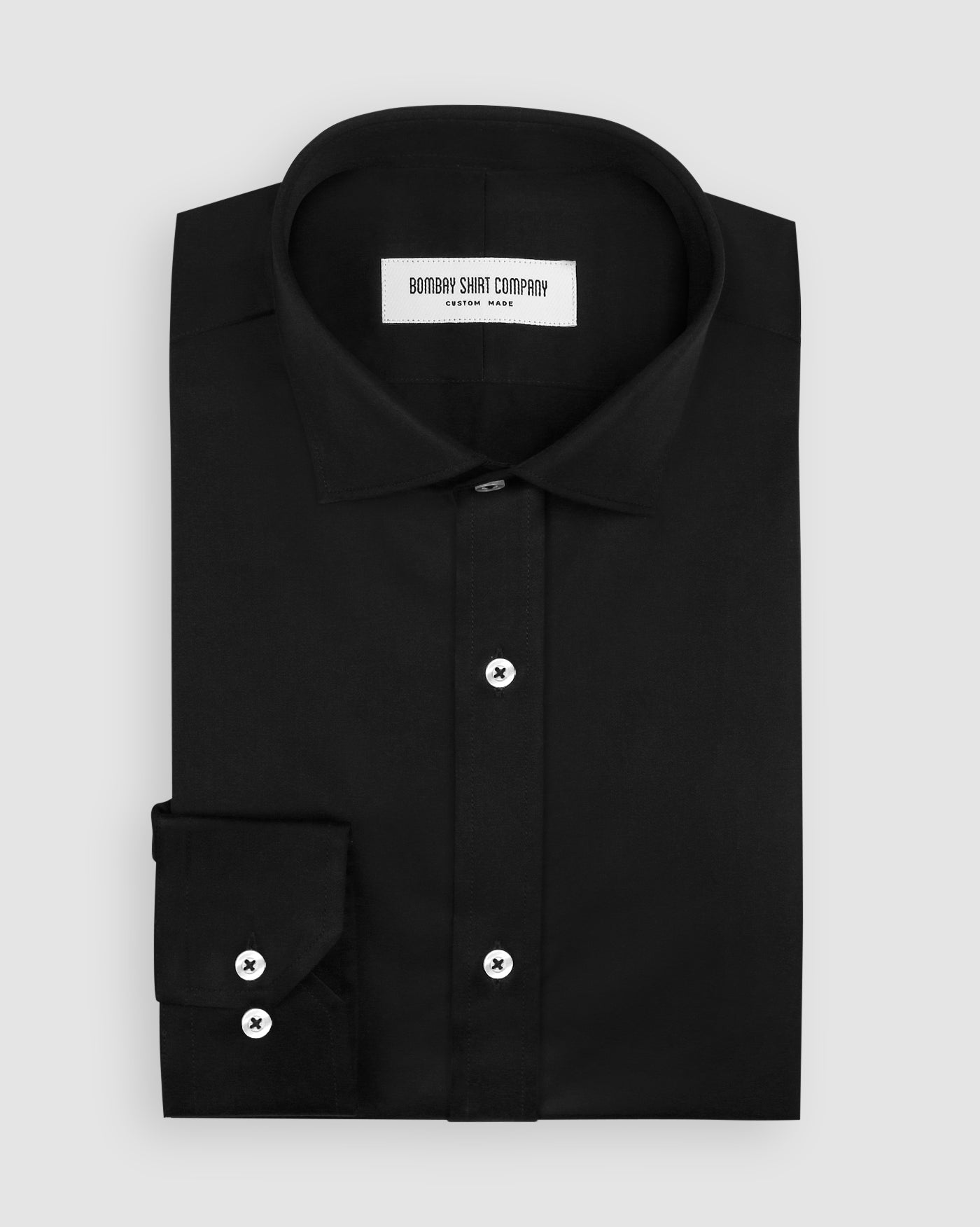 Super Black Satin Shirt