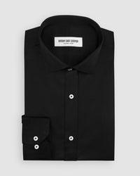 Super Black Satin Shirt