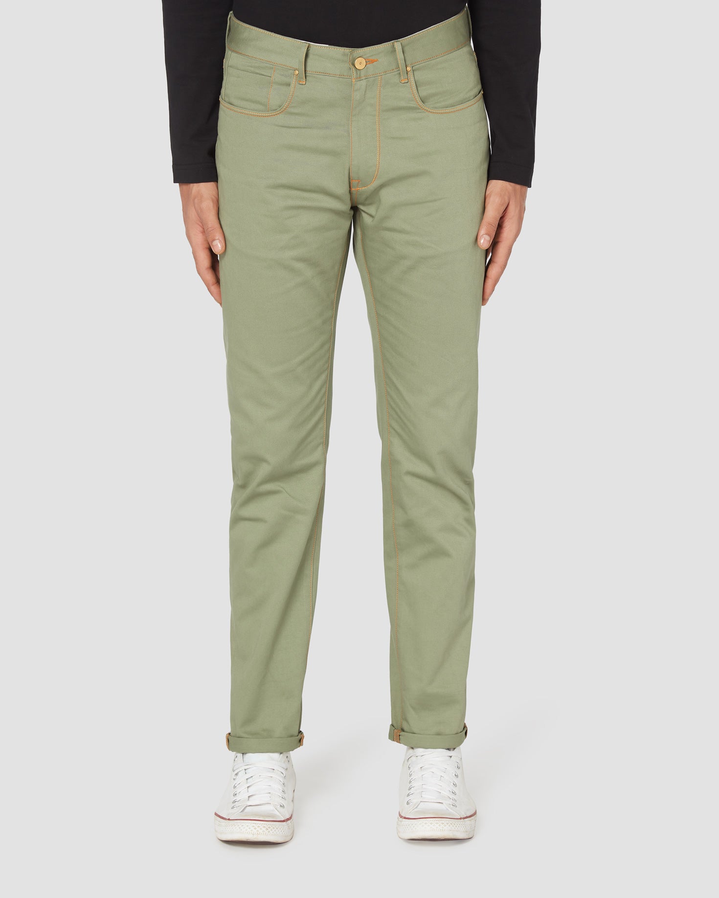 Light Olive || Soft Light Jeans