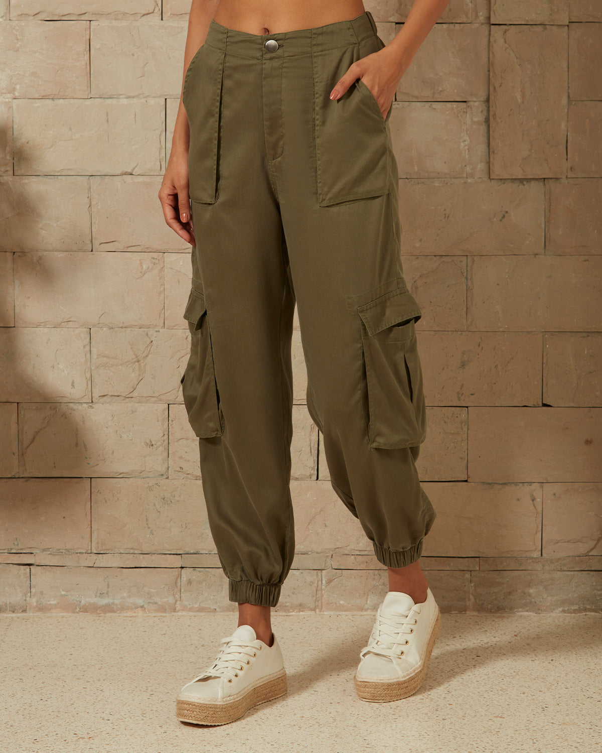 Pause Getaway Car Utility Joggers Olive