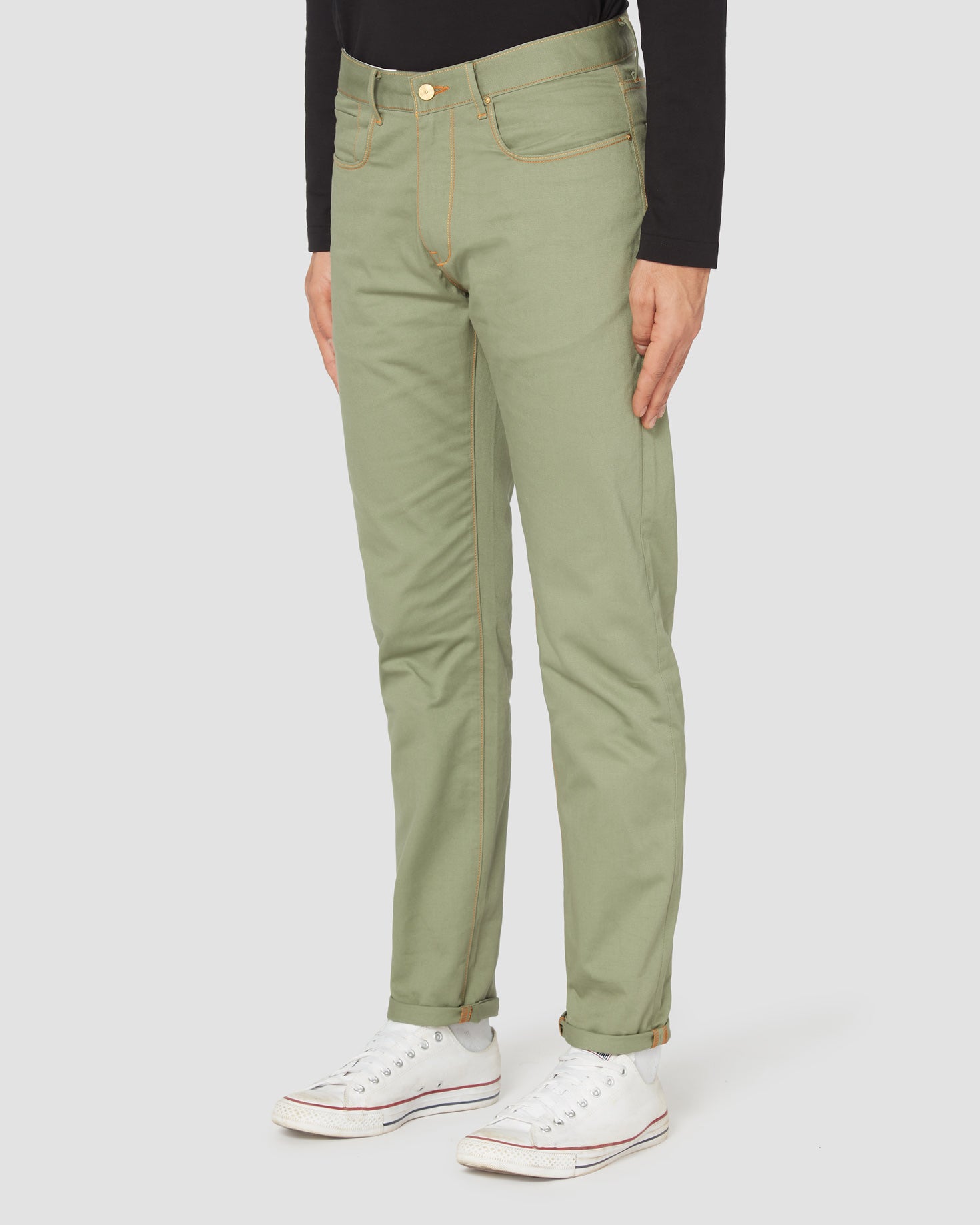 Light Olive || Soft Light Jeans