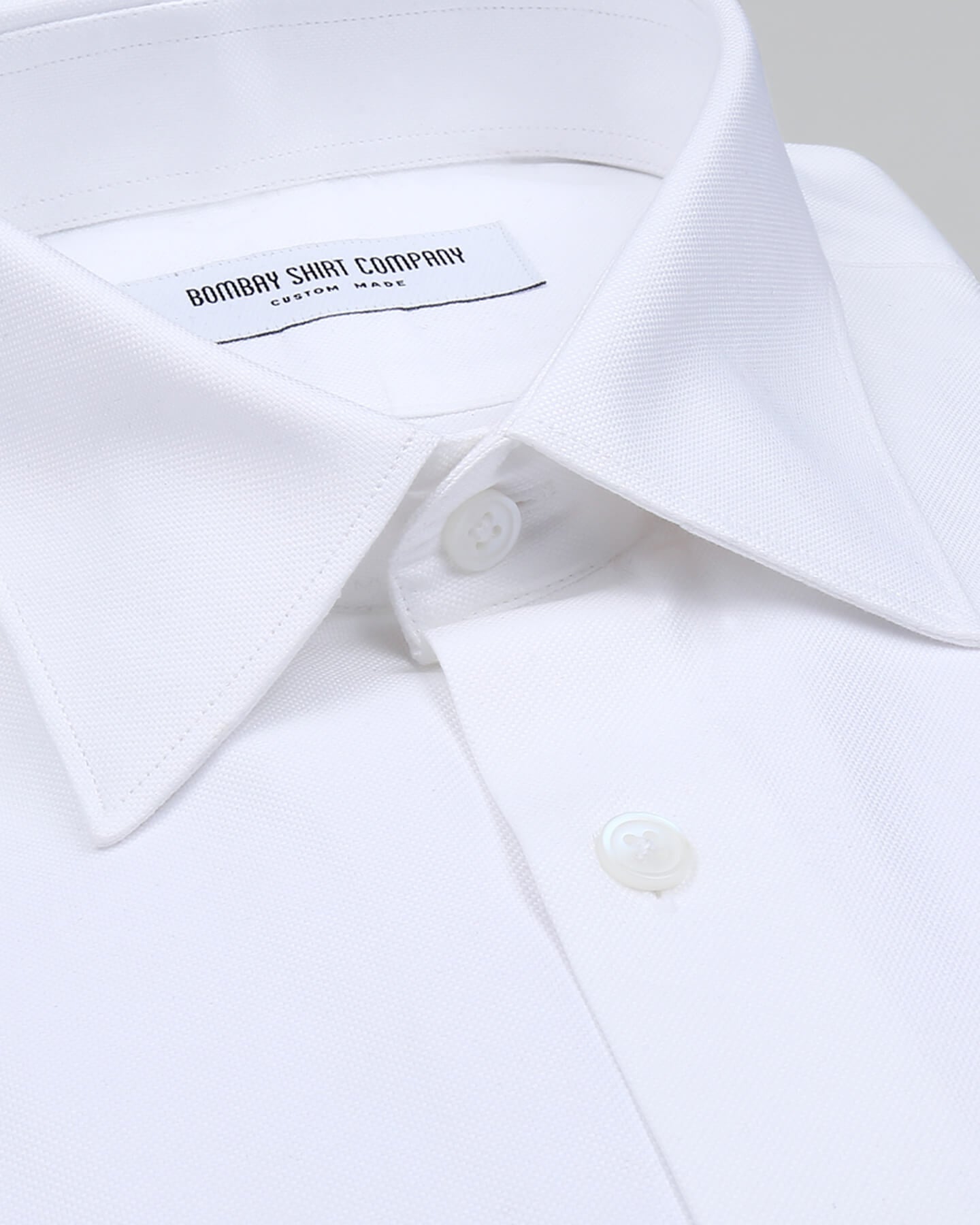 Wrinkle Resistant White Pinpoint Shirt