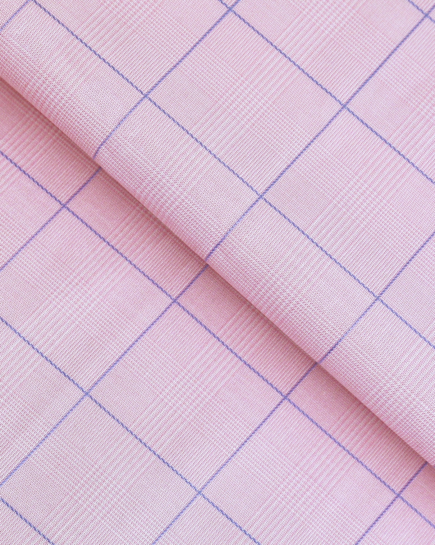 Wrinkle Resistant Cherry Blossom Prince of Wales Checks Shirt