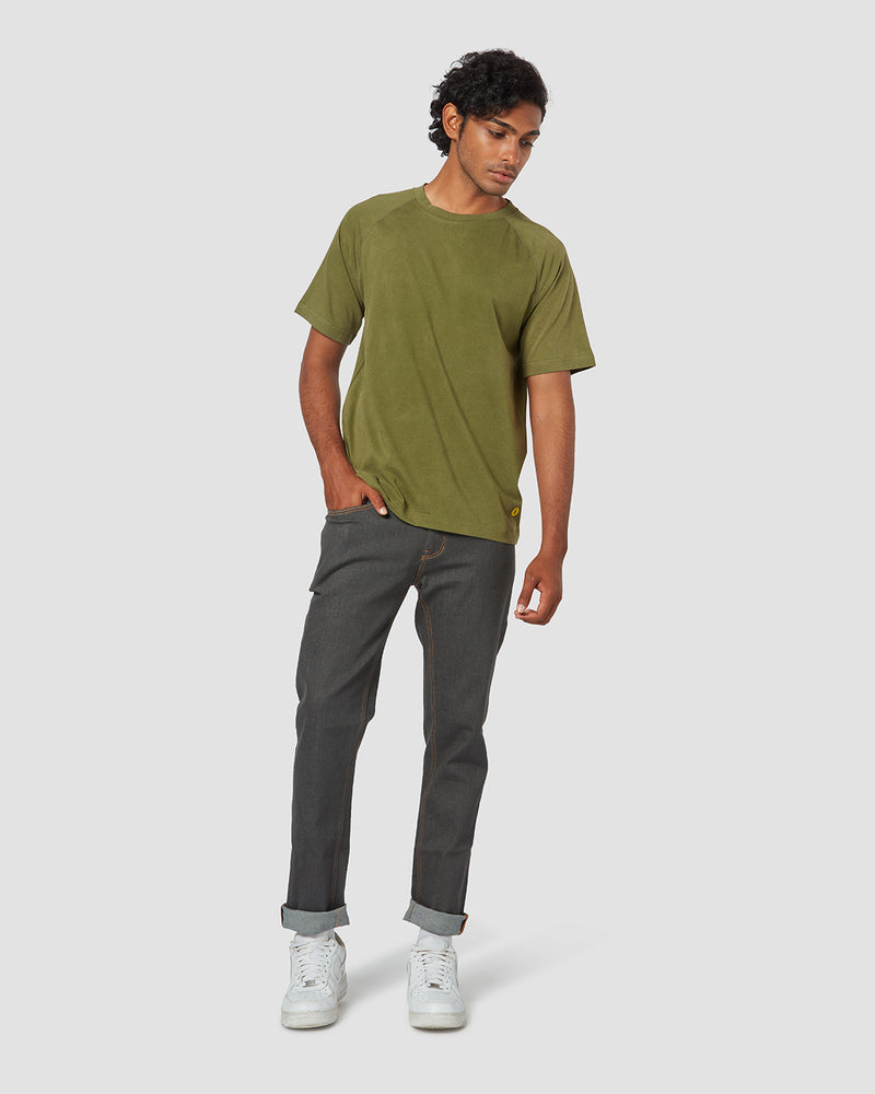 Semi Stitched T-Shirt - Brown