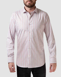 Wrinkle Resistant Riviera Stripes