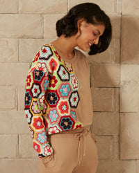 Take Me To Tulum Crochet Sweatshirt