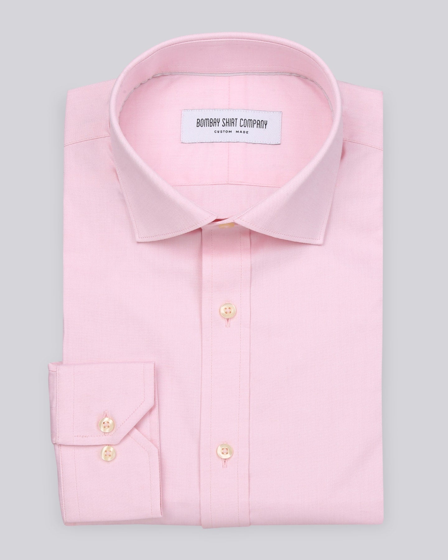 Wrinkle Resistant Pink Oxford