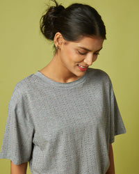 Rose All Day Rhinestone T-Shirt