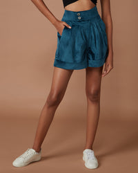 Starburst Velvet Shorts
