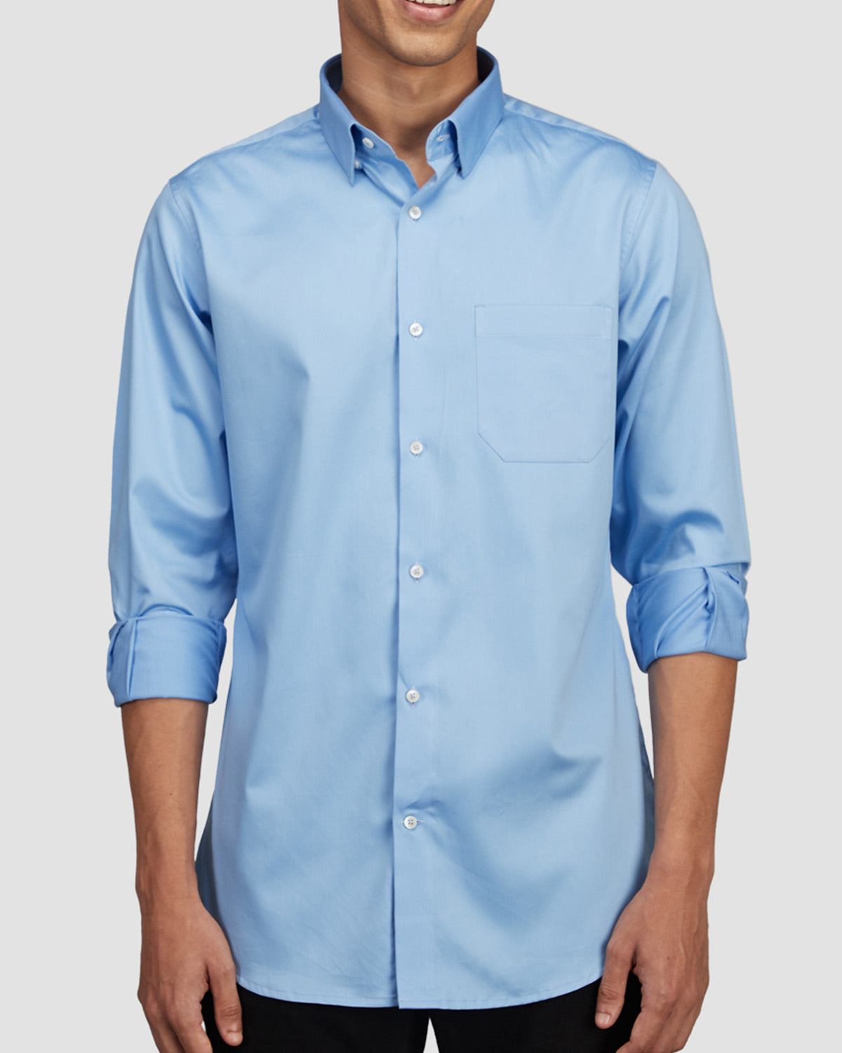Lagoon stretch satin shirt - new crop