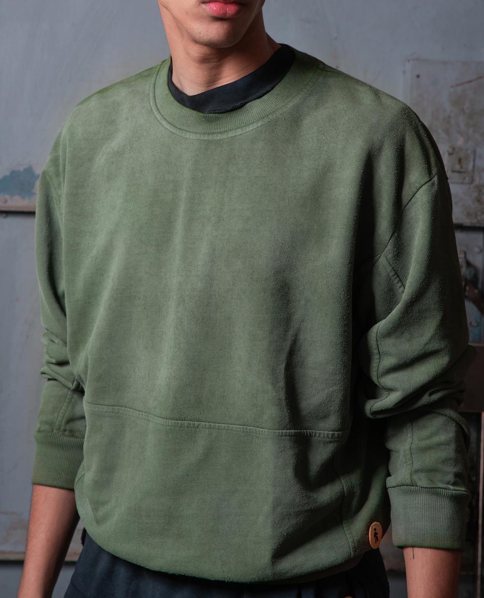 french terry park sweatshirt_olive