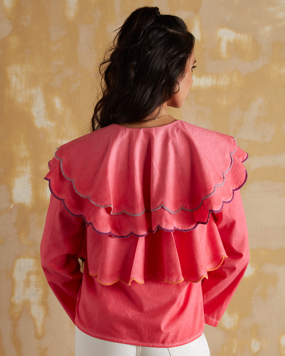 Pause Calla Lily Ruffle Top 