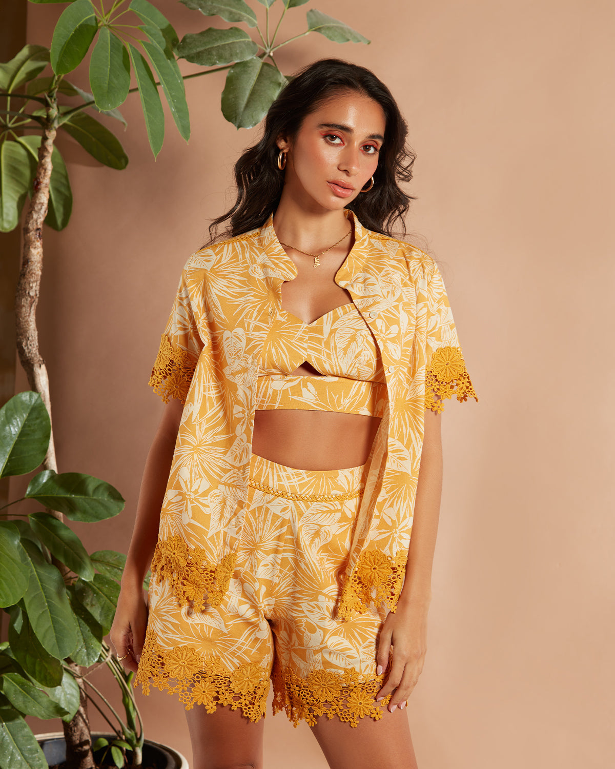 Pause Honey Bunch Printed Shorts 