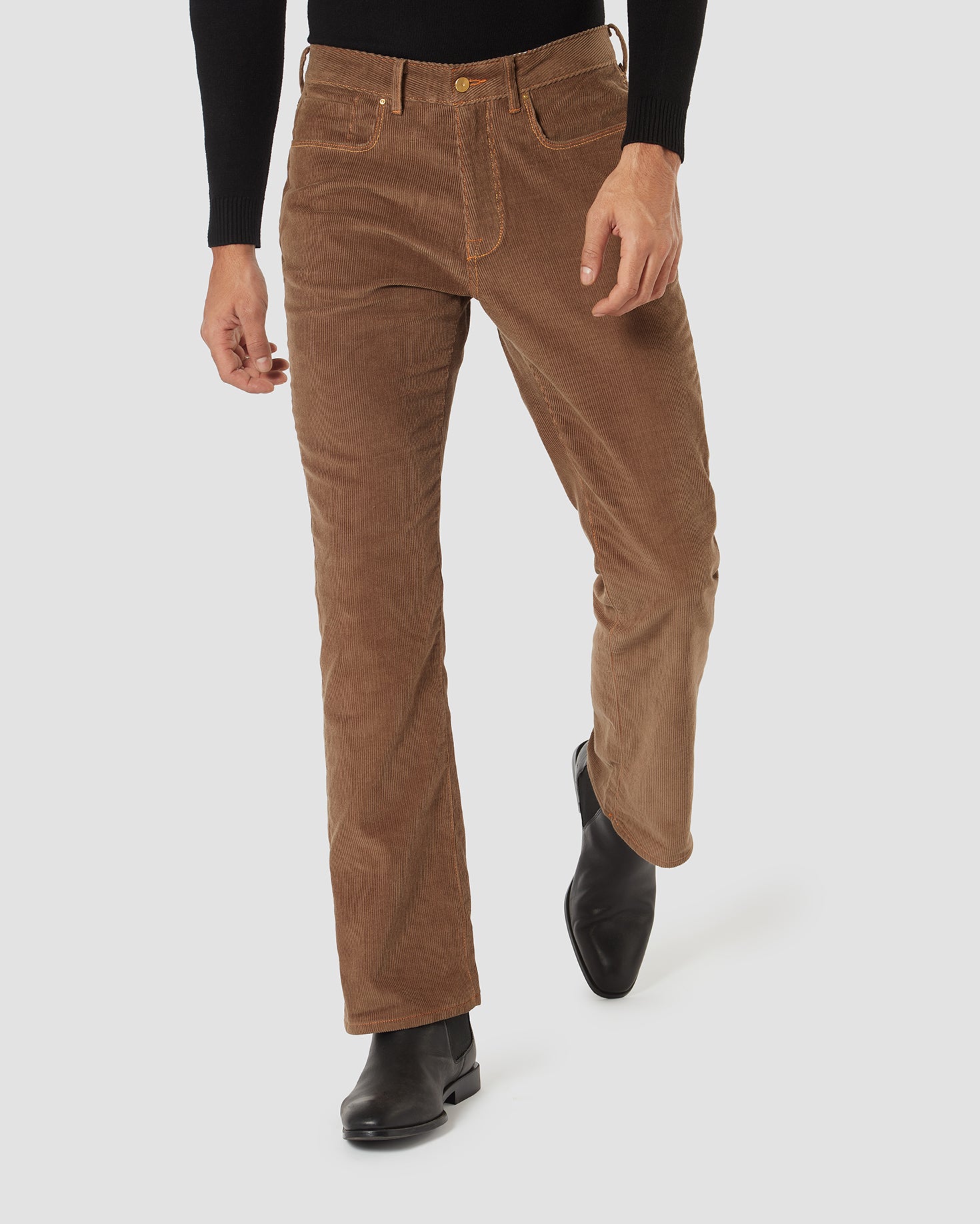 Royal Khaki || Soft Corduroy Jeans