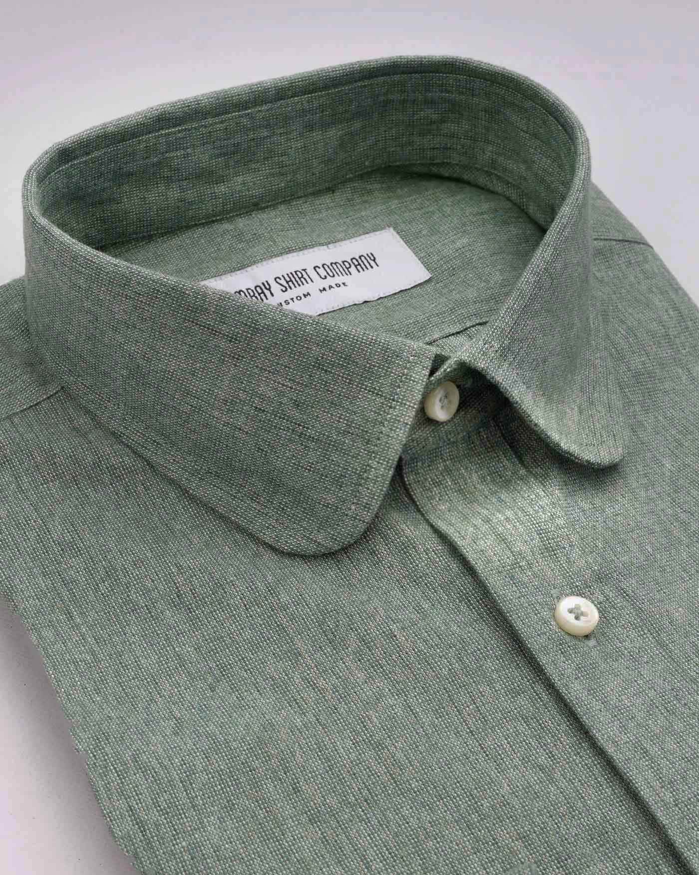 Japanese Green Chambray