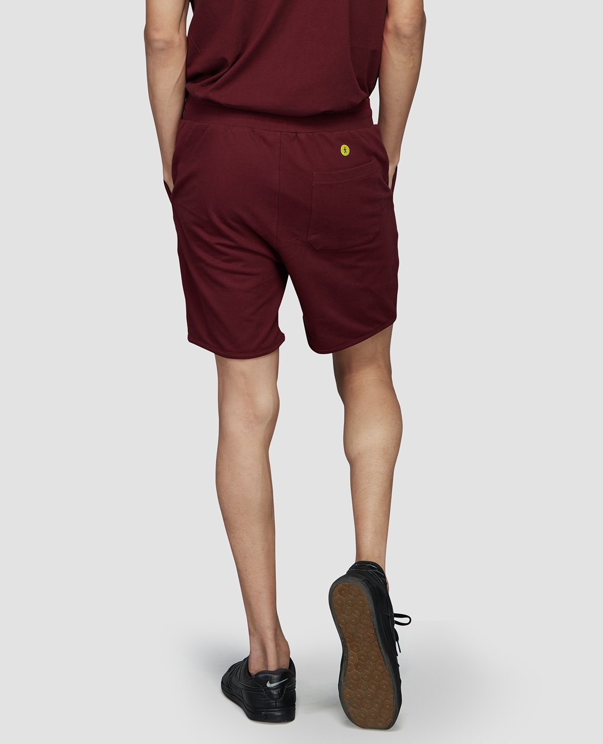 Classic French Terry Burgundy Shorts