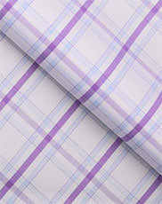 White Glun Club Checks Shirt