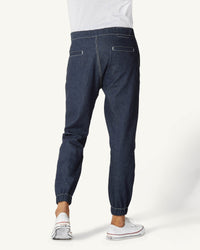 White-on Indigo || Easy Pants