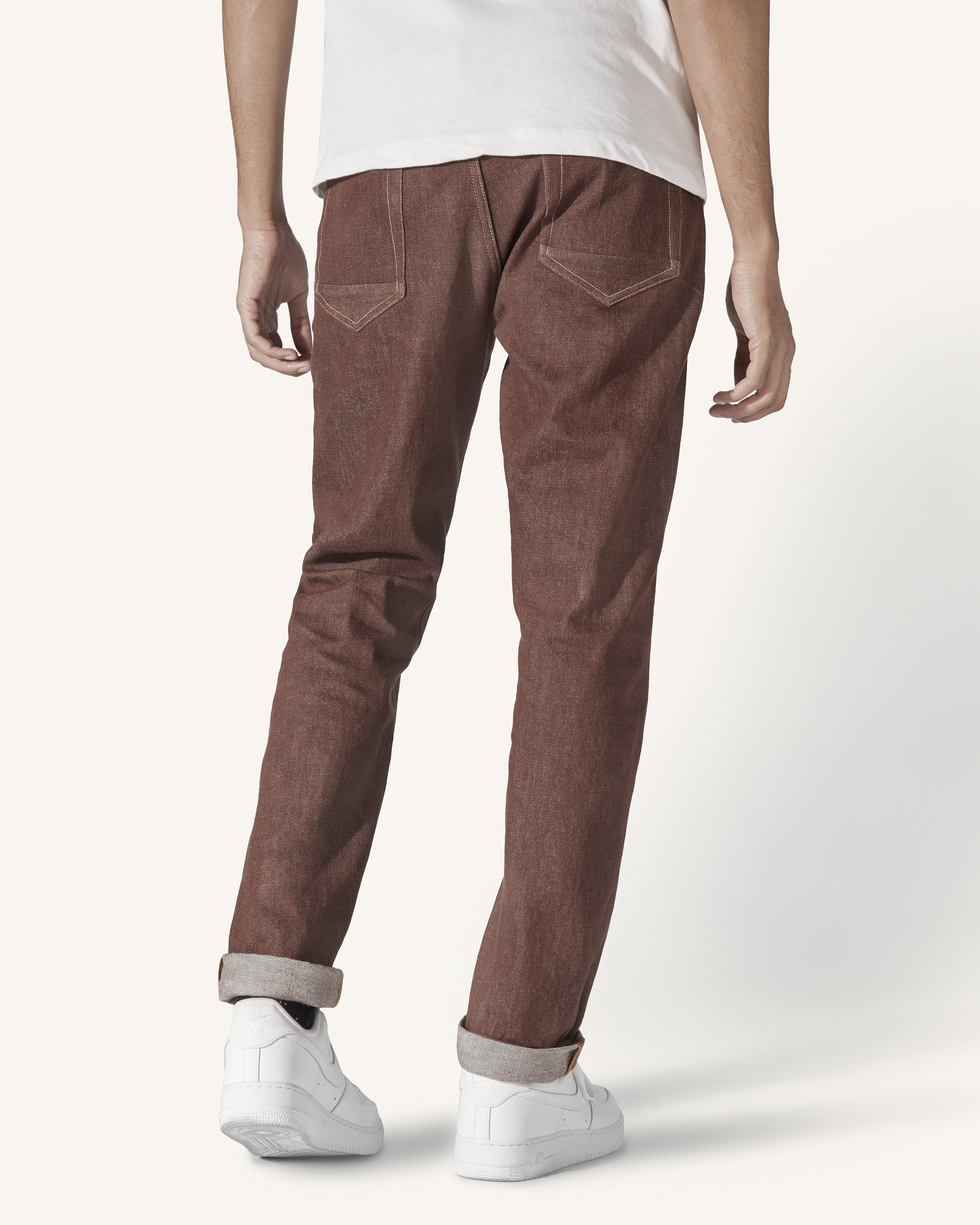 Rustic Red || Organic Cotton Jeans