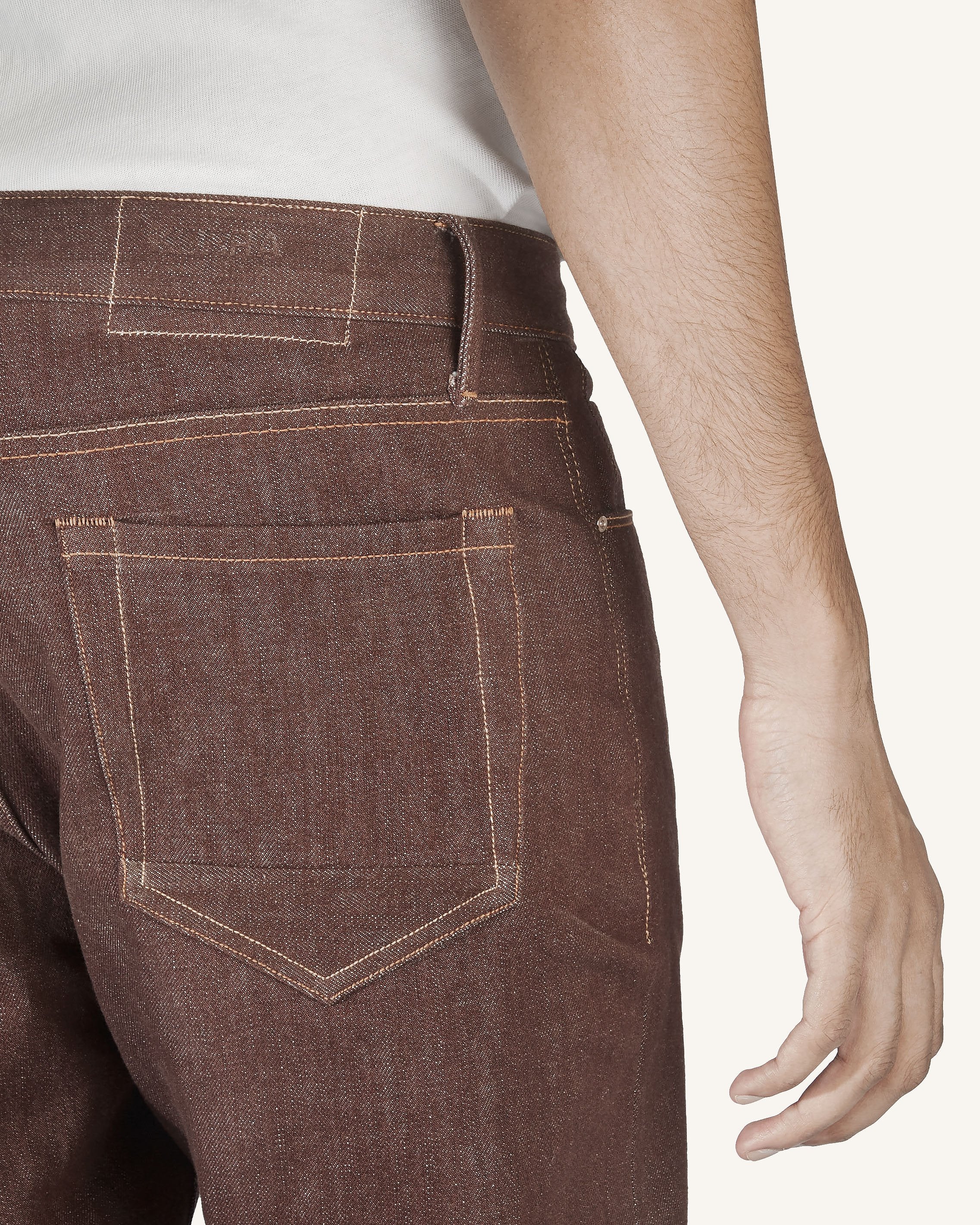 Rustic Red || Organic Cotton Jeans