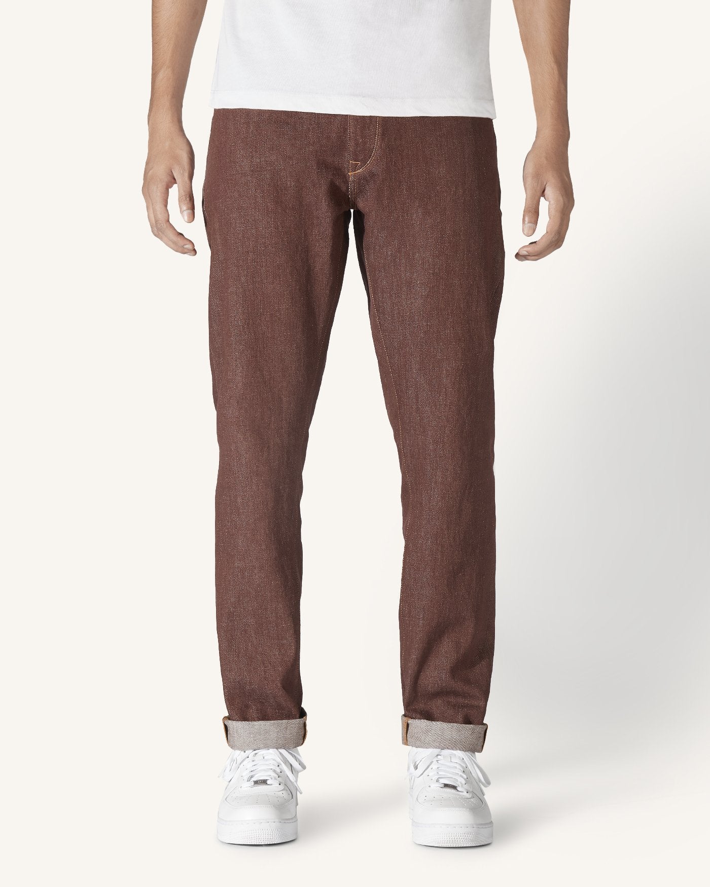 Rustic Red || Organic Cotton Jeans