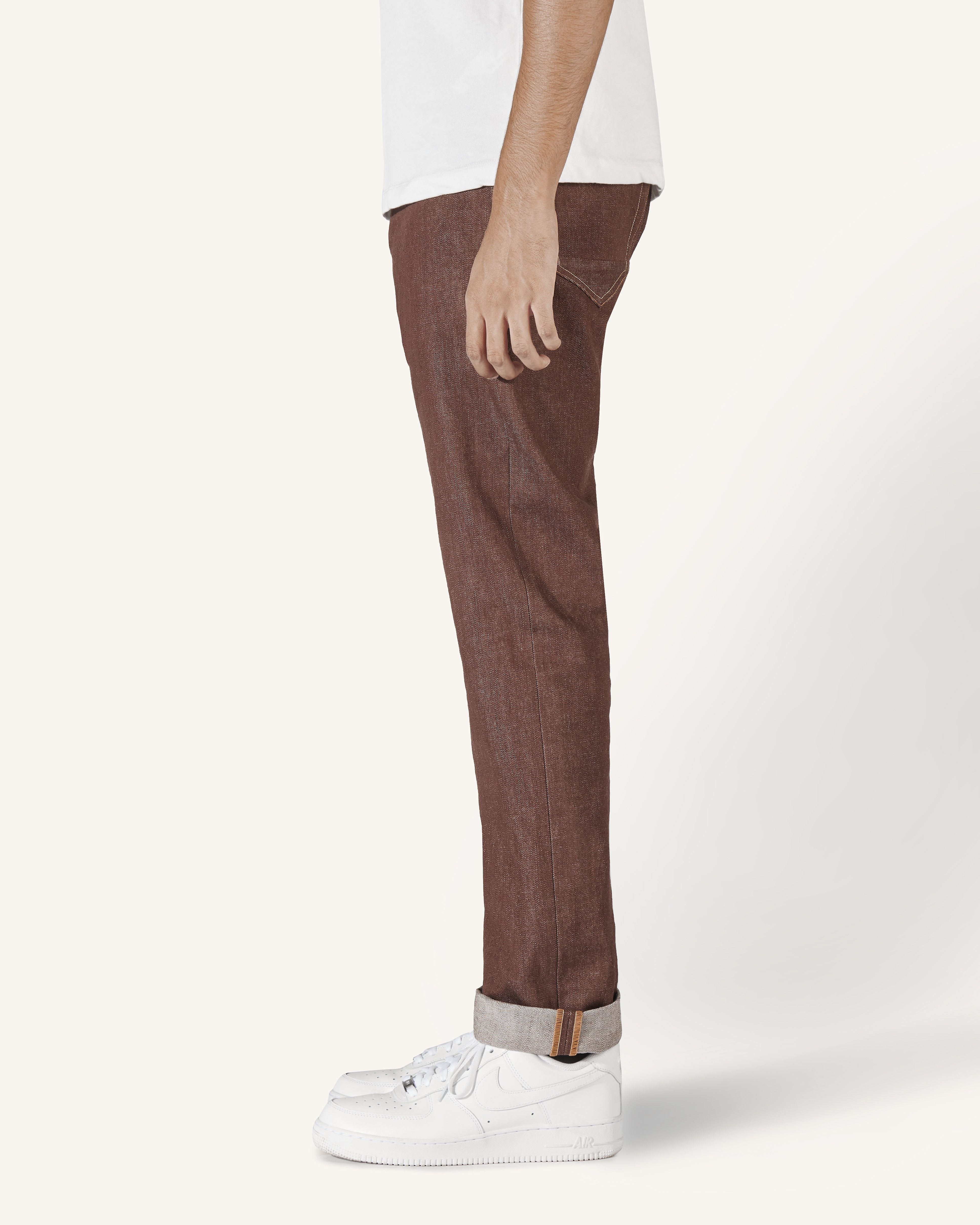 Rustic Red || Organic Cotton Jeans