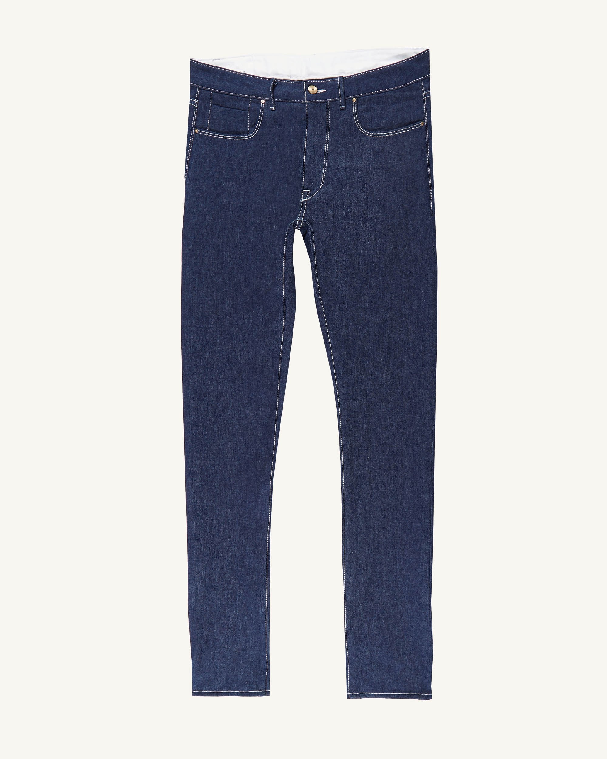 White-on Indigo | Limited Jeans