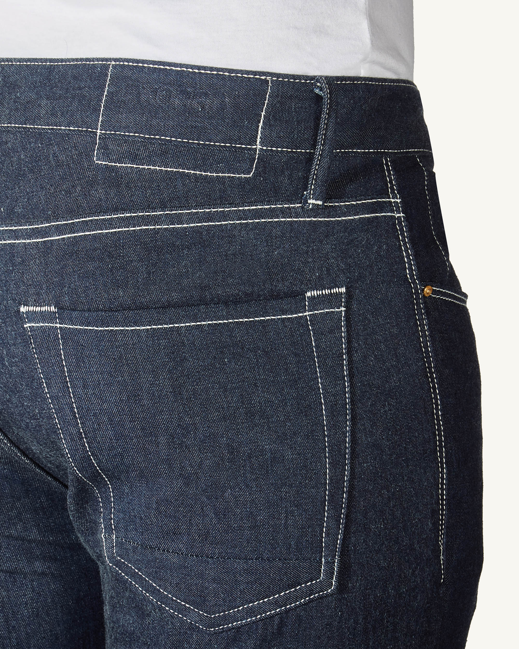 White-on Indigo | Limited Jeans