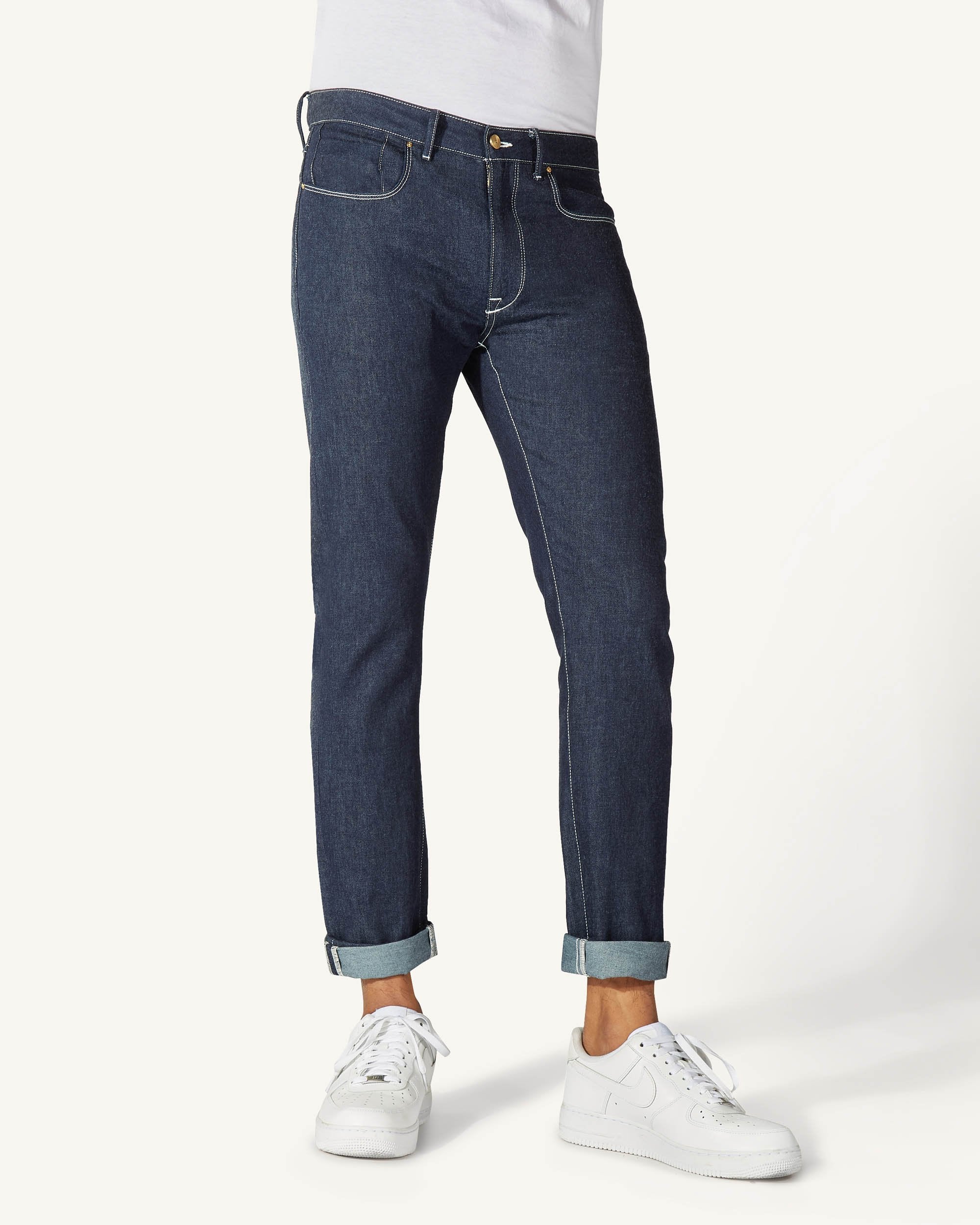 White-on Indigo | Limited Jeans