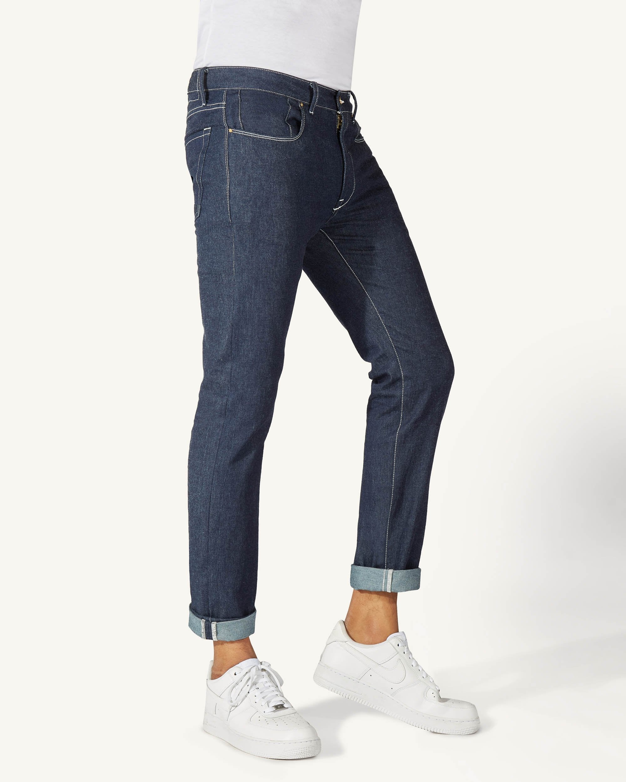 White-on Indigo | Limited Jeans
